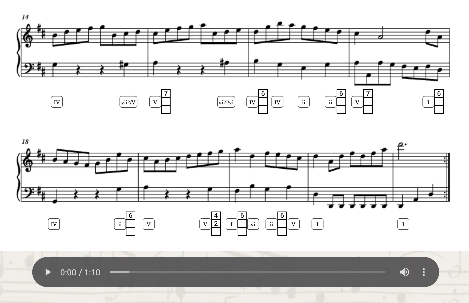 Rameau audio playback